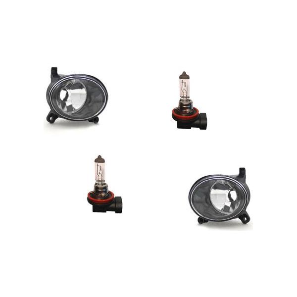 Johns, Fendinebbia H11 Set Destro E Sinistro Adatto Per Audi A6 4F E Lampadina 8T0941699B 8T0941699A-image
