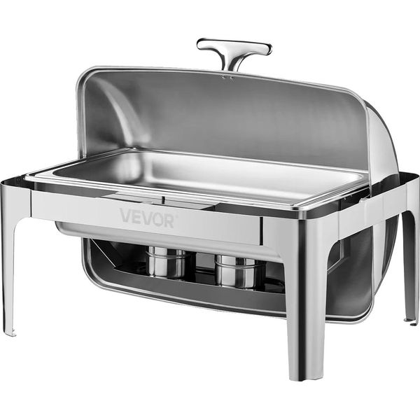 Chafing Dish, Struttura In Acciaio Inox, 9Qt-image