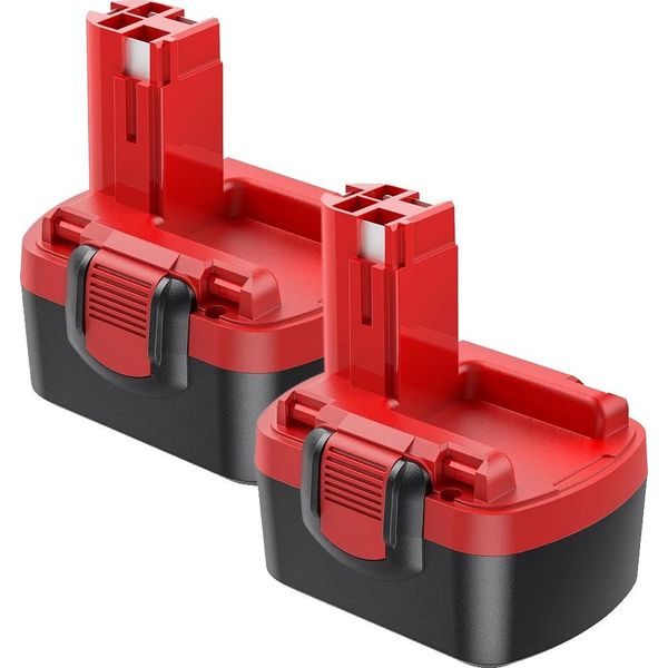 Batteria Per Elettroutensili Bosch, Capacità 4000Mah, Tecnologia Ni-Mh, 2 Batterie BAT038-image