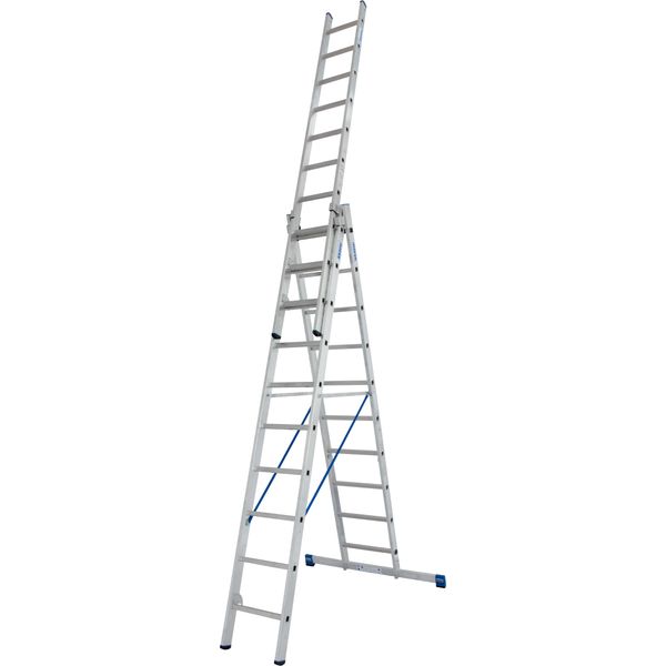 Doppelleiter Krause "Stabilo", Silber (Silberfarben), B:50Cm H:300Cm, Aluminium, Leitern-image