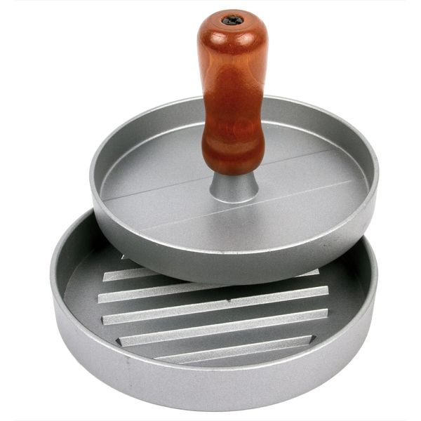 Pressa In Alluminio Brownin Per Hamburger E Hamburger Vegetariani, 12 Cm-image
