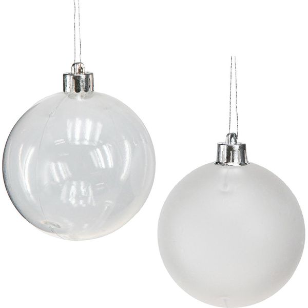 Moderne Decorazioni Per L'albero Di Natale In Plastica Per Addobbi Natalizi Di Stile-image