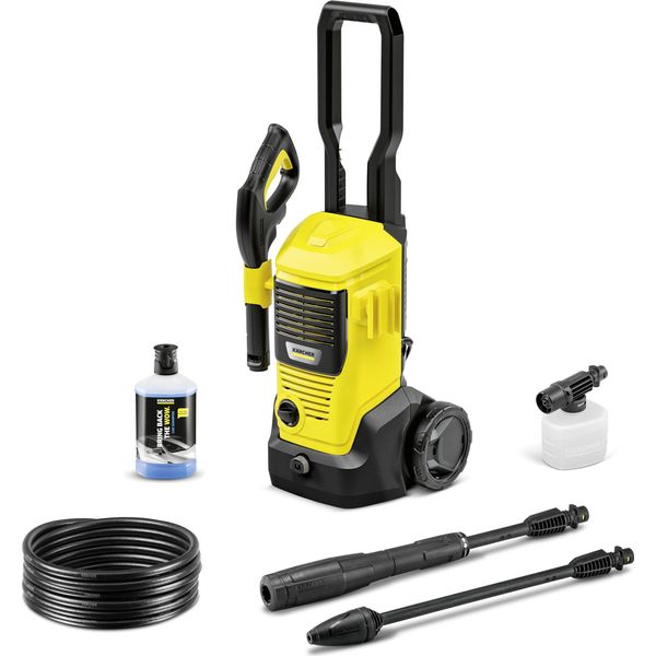 Idropulitrice KäRcher K 4 Fj, Pressione: 130 Bar, Portata: 420 L/H, Copertura Area 30 M²/H, Taglia-Sporco, Incluso Shampoo Auto 3 In 1 + Ugello Per Schiuma-image