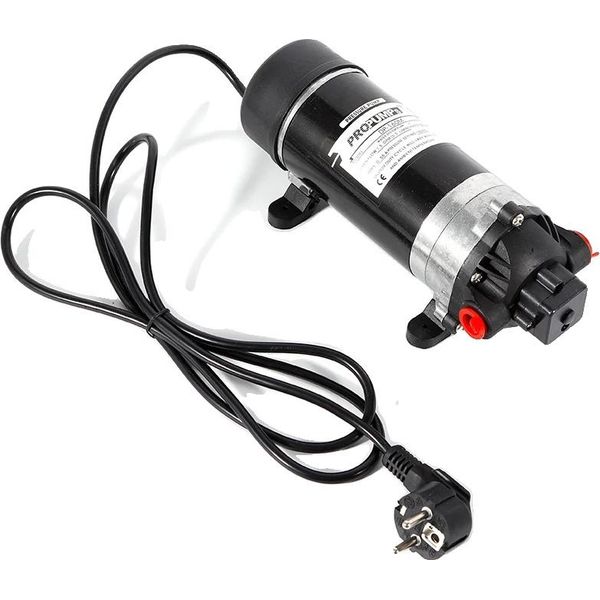 Pompa Di Trasferimento Dell'acqua, Pressione Massima 160 Psi, Design A Membrana Autoadescante, 220 V, Nero, Ue-image