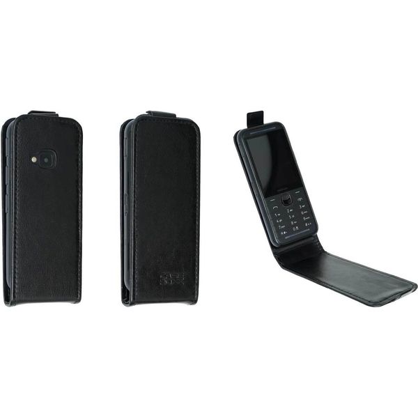 Caseroxx Custodia Protettiva Flip Cover Compatibile Con Nokia 5310 (2024), Custodia Flip Cover Per Smartphone In Nero-image