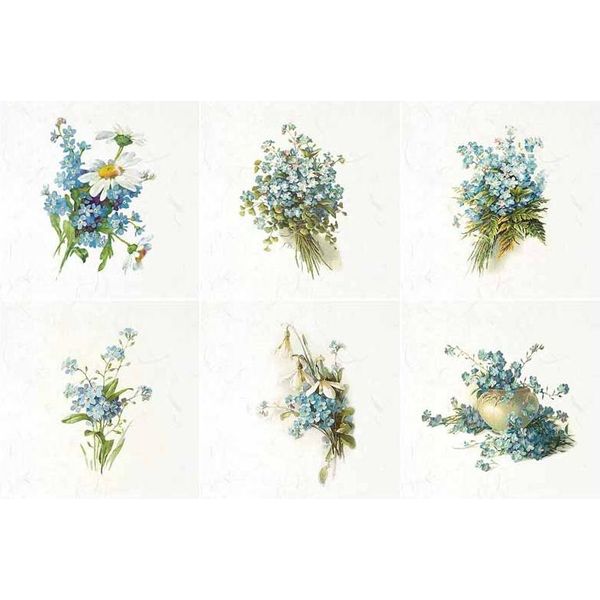 Itd Carta Di Riso Per Decoupage Set Carta Artigianale, Nontiscordardime RSM077-image