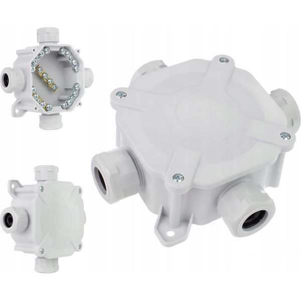 Custodia Da Esterno Ermetica 75X75 IP67 Grigio Pawbol A.0035-image