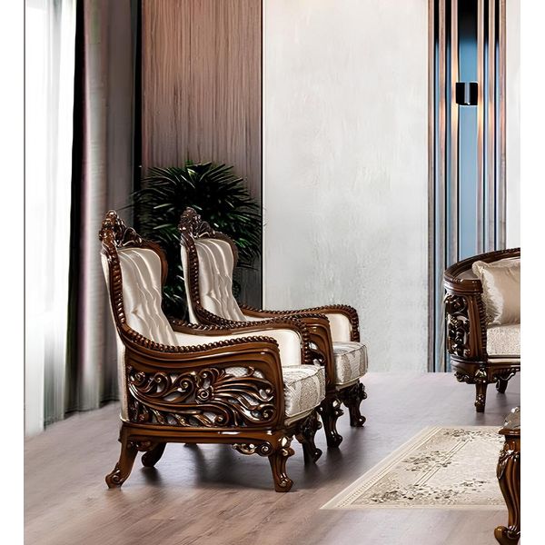 Poltrona Wing Chair Poltrona In Tessuto Design Imbottitura Barocca Tessile Monoposto Nuova-image