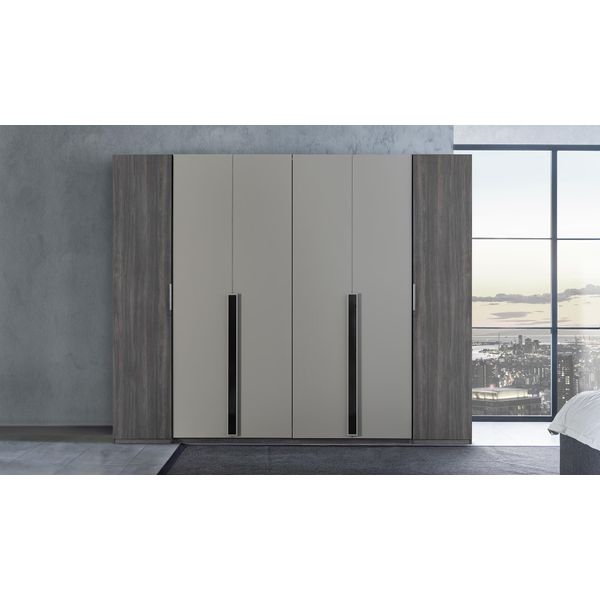 Armadio Xxl Di Design Armadio Moderno Per La Camera Da Letto Mobili Da Soppalco Nuovo-image