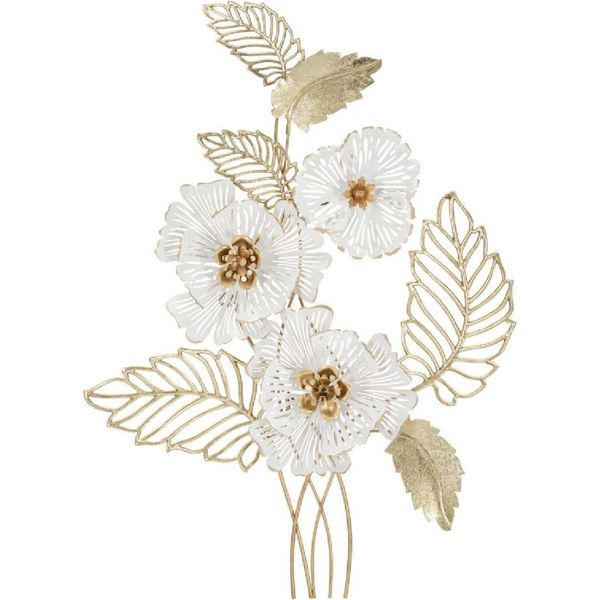 Mauro Ferretti Pannello Da Parete Whity 54X6,4X73,7 Cm Color Oro Bianco-image