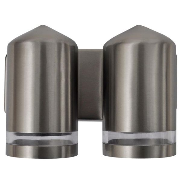Vidaxl Applique Led In Acciaio Inox A Forma Di Cono Irradiato Verso Il Basso-image