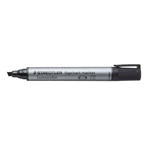 Marcatore A Fogli Mobili Staedtler® 356 B-9 Lumocolor® 356 B - Punta A Cuneo, Nero-image