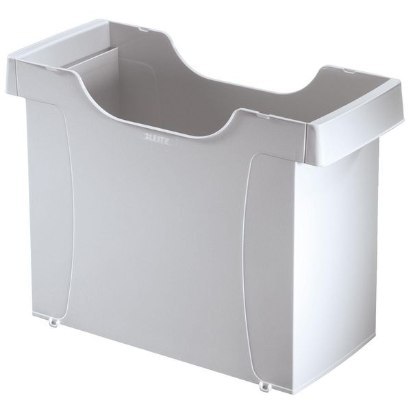 Leitz 1908-00-85 1908 Scatola Per Cartelle Sospese Uni-Box Plus, Per Cartelle Sospese A4, Polistirolo, Grigio-image