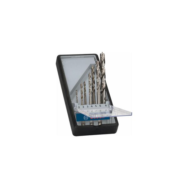 Bosch Holzspiralbohrer-Set Robust Line 1/4"-Sechskantschaft 7-Teilig 2 - 8 Mm (2607019923)"-image