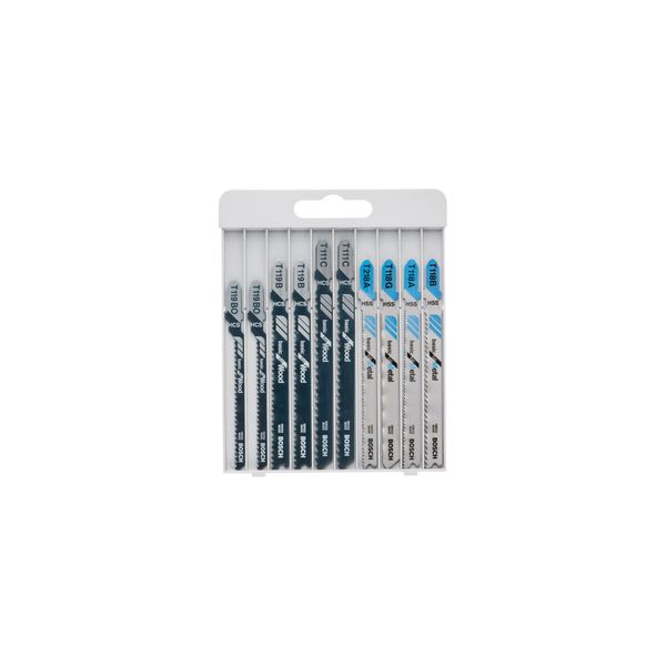 Bosch StichsäGeblatt-Set Basic For Wood And Metal, 10-Teilig (2607010630)-image