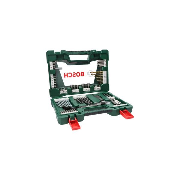 Bosch V-Line Tin-Bohrer- Und Bit-Set, Mit Taschenlampe Und GabelschlüSsel (2607017193)-image