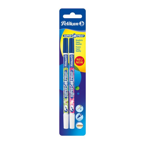 Pelikan Super Pirat Gomma Per Cancellare Plastica Multicolore 2 Pz-image