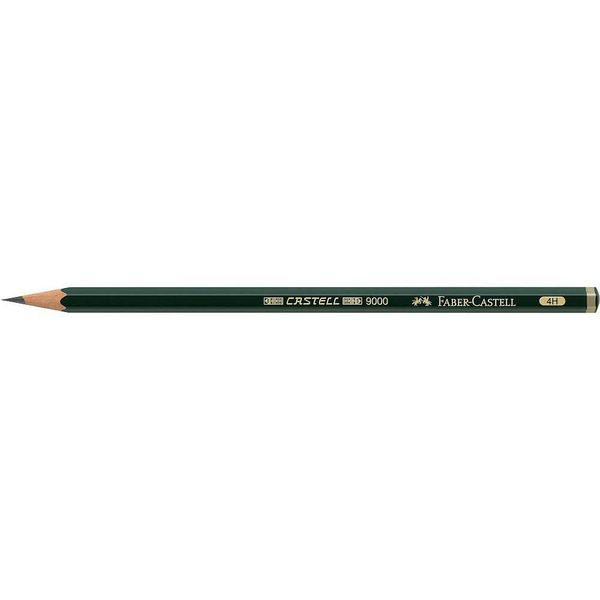 Faber-Castell 119014 Matita Castell® 9000 - 4H, Verde Scuro-image