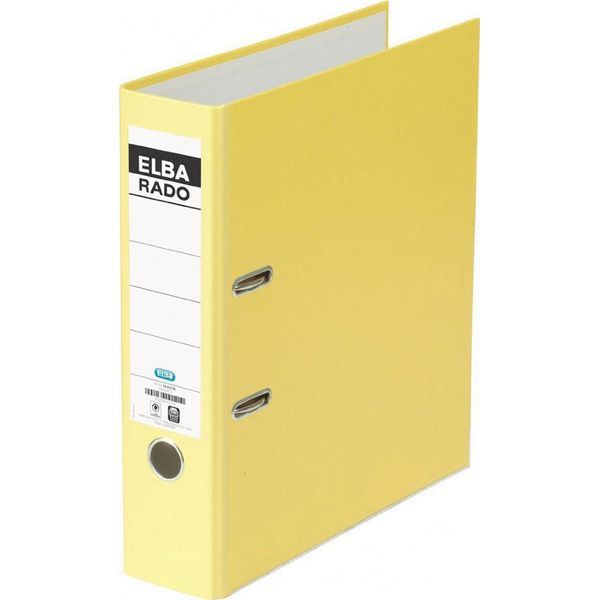 Elba 100022613 Cartella Rado Brillant - Acrilico/Carta, A4, 80 Mm, Giallo-image