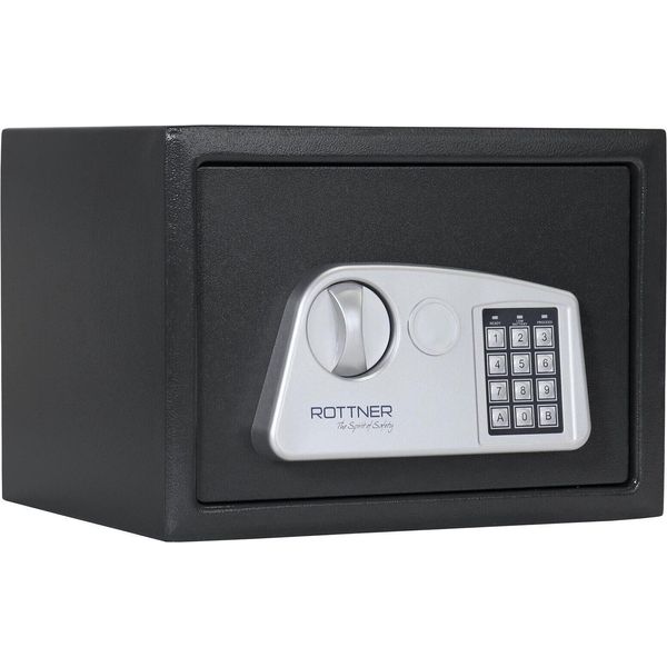 Rottner Jupiter 3 El Cassaforte Elettronica Per Mobili Antracite | Serratura Elettronica | 35 X 25 X 28 Cm-image