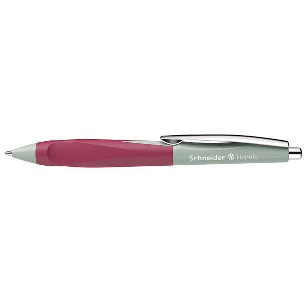 Schneider 135329 Schneider Kugelschreiber Haptify Grau Schreibfarbe Blau, 1 St.-image