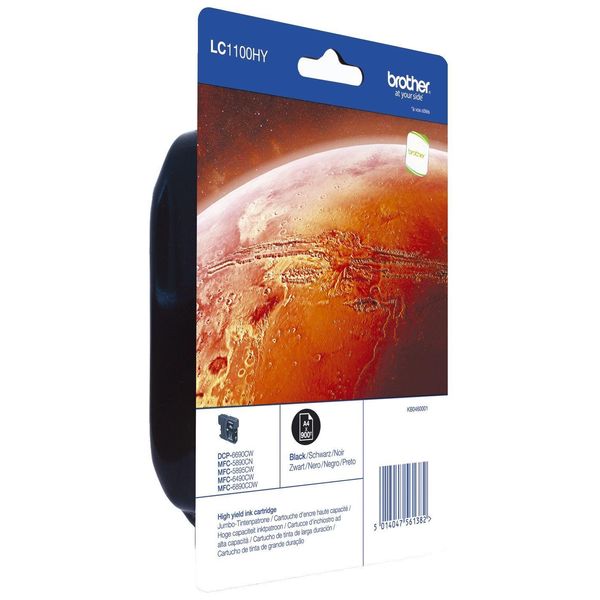 Brother Lc LC1100HYBK - Cartuccia Di Inchiostro Originale - Nero - 19 Ml-image