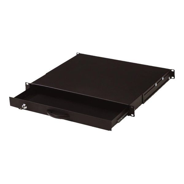 Digitus Professional Line DN-19 KEY-1U-SW - Cassetto Per Tastiera - Nero Ral 9005 - 1U - 48,3 Cm (19") (11001939)"-image