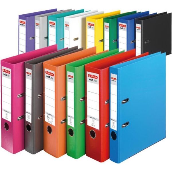 Cartella Herlitz Max.File Protect Plus, Larghezza Dorso: 80 Mm, Giallo-image