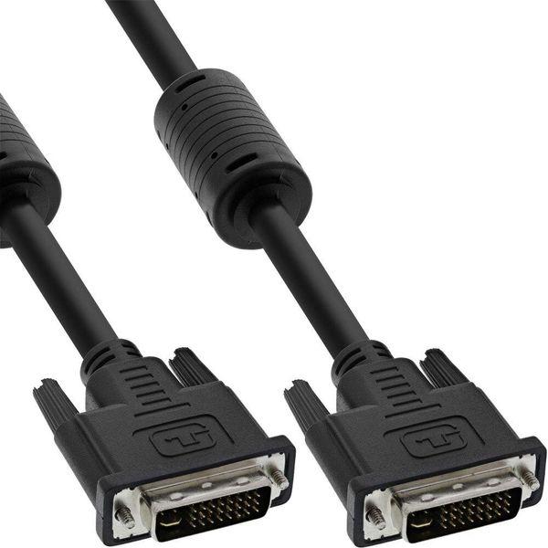 Inline® 17791 Cavo DVI-I, Digitale/Analogico, 24+5 Maschio/Maschio, Doppio Collegamento, 1,8 M-image