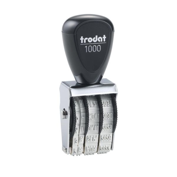 Trodat 51 1000 Timbro Datario 1000, Dimensione Dell'impronta: 3 X 18 Mm-image