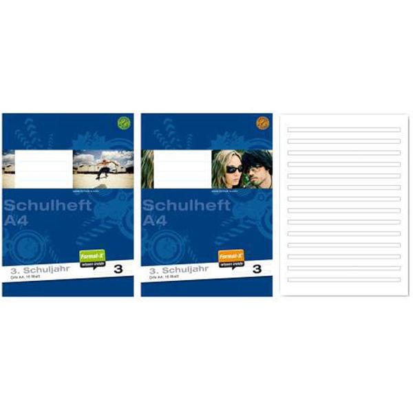 Staufen® Style 040416003 Heft LIN3 - A4 16 Blatt 80G/Qm 21 Doppellinien-image