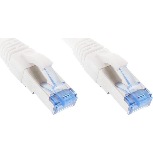 Inline - Cavo Patch - Da RJ-45 (M) A RJ-45 (M) - 5,0 M - Cavo Sstp - Cat 6A - Senza Alogeni - Grigio (76805W)-image