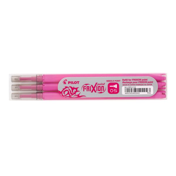 Pilot BLS-FRP5-P-S3 Ricarica Roller Frixion BLS-FRP5 - 0,3 Mm, Rosa, Confezione Da 3 Pz-image