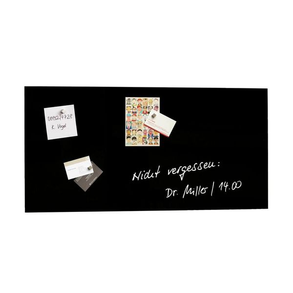 Sigel GL145 Lavagna Magnetica In Vetro Artverum - Nero, 91 X 46 Cm-image
