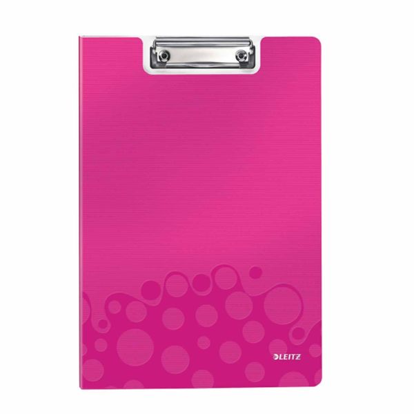 Cartella Per Appunti Leitz Wow, Din A4, Polistirolo, Rosa-Metallizzato-image