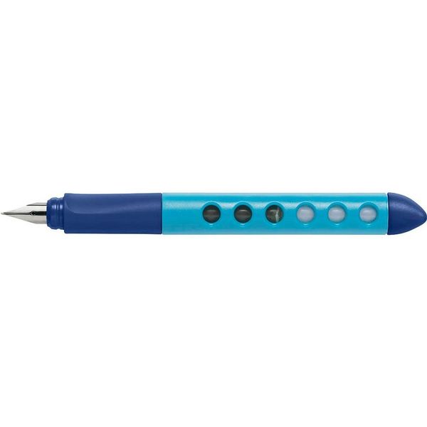 Faber-Castell 149849 Stilografica Scolastica Scribolino - Mancino, L, Blu-image