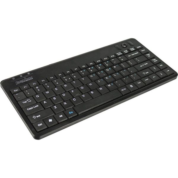 Perixx PERIBOARD-505H Plus Perixx PERIBOARD-505H Plus, Mini-Tastatur Mit Trackball Und Usb Hub, Usb-Kabel, Schwarz-image