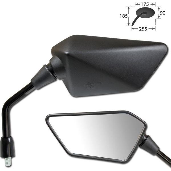 Specchio Universale D-Trackerx Nero-image