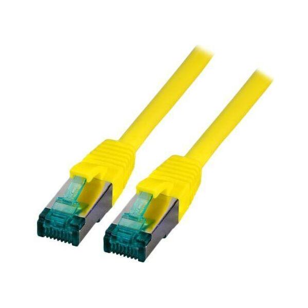 Efb MK6001.0,25Y Efb RJ45 Patchkabel S/Ftp, Cat.6A, Lszh, 0,25M, Gelb-image