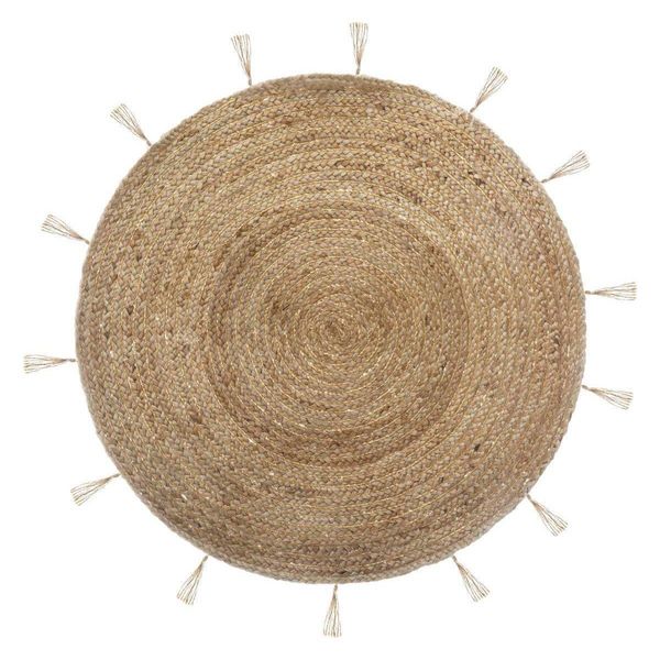 Teppich "Cosy'ness"" Aus Jute Und Poliestere D 80 Cm - Atmosphera Interior Designer"-image
