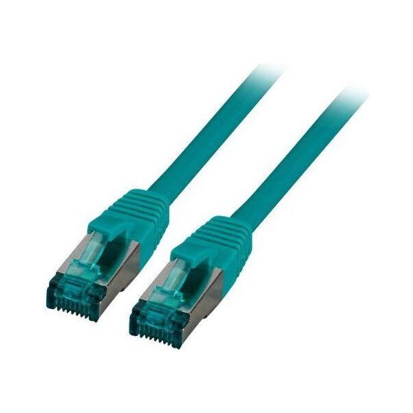 Efb MK6001.0,5GR Efb RJ45 Patchkabel S/Ftp, Cat.6A, Lszh, 0,5M, GrüN-image