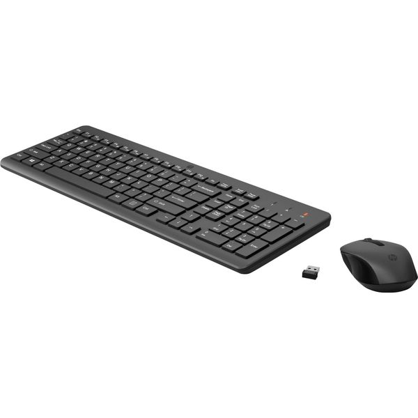 Hp 330 Wireless Mouse And Keyboard Combination Tastiera Mouse Incluso Rf Wireless Inglese Nero-image