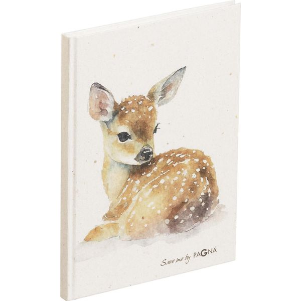 Pagna 26097-15 Pagna Notizbuch Reh Din A5 Punktraster, Beige Hardcover 128 Seiten-image