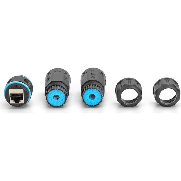 Digitus Digitus Connessione Cat 6A Per Esterni, Classe Di Protezione IP68, Connessione Da RJ45 A RJ45-image
