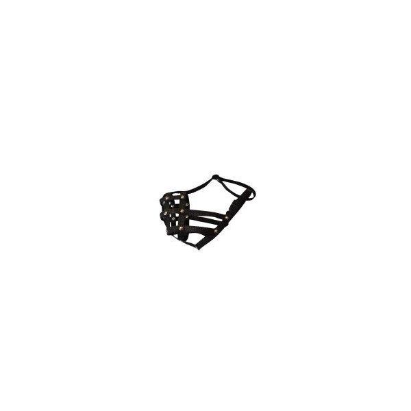 Museruola In Nylon Palkar Per Cani Taglia 4 29 Cm X 7 Cm Nero (Museruola In Nylon Palkar Per Cani Taglia 4 29 Cm X 7 Cm Nero)-image