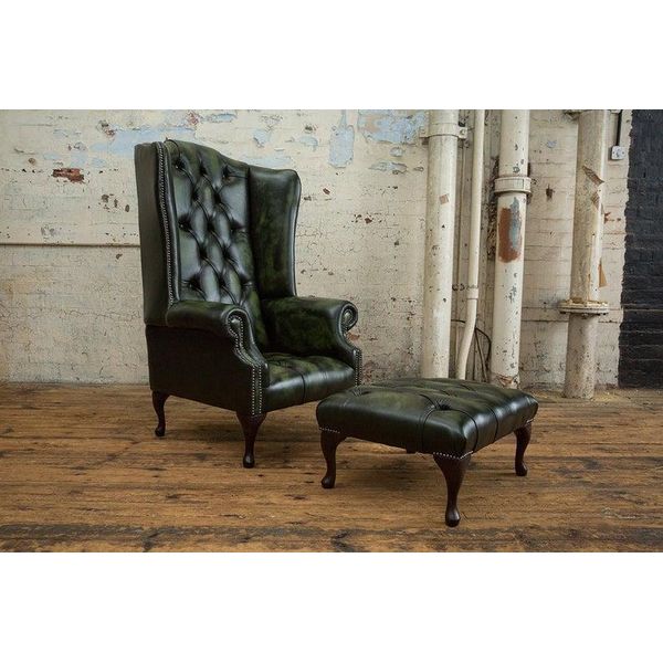 Poltrona Chesterfield In Pelle Divano Tappezzeria Divani Design Divano Relax Televisione-image