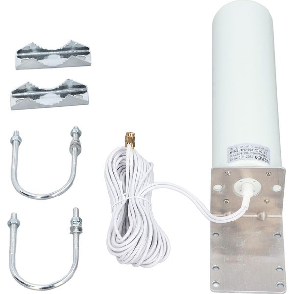 Antenna Ad Alto Guadagno 12Dbi Con Cavo Di 5 Metri 698?2700Mhz Sma Maschio Antenna Omnidirezionale Per Router Wifi 4G Lte Modem-image