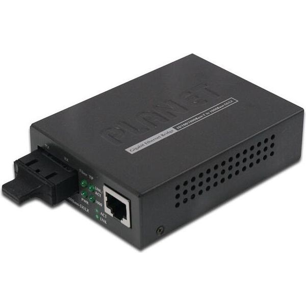 Planet GT-802S - Convertitore Multimediale - 10Base-T, 1000Base-Lx, 100Base-Tx, 1000Base-T - Sc Multimodale / RJ-45 - Fino A 10 Km-image