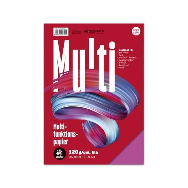 Staufen® 734051271 Multifunktionspapier 7X Plus - A4, 120 G/Qm, Lila, 35 Blatt-image
