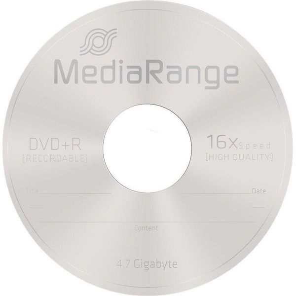 Mediarange MR419 Mediarange Dvd+R 4.7GB 5Pcs Pack 16X Slimcase-image
